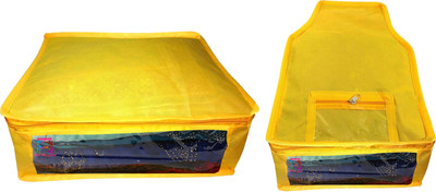 Atorakushon Saree & Blouse cover organiser Combo 1 Saree and 1 Blouse Lahenga cover wardrobe orgniser Wedding Gift Regular Clothes Bag Vanity pouch Set of 2 yellow At1and1 Non woven yellow(Yellow)
Atorakushon Saree & Blouse cover organiser Combo 1 Saree and 1 Blouse Lahenga cover wardrobe orgniser Wedding Gift Regular Clothes Bag Vanity pouch Set of 2 yellow At1and1 Non woven yellow(Yellow)