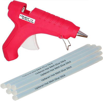 Upkaran 110-240V 40W Heating Hot Glue Gun TRIGGER ART CRAFT REPAIR TOOLS With 6PCS STICKS Standard Temperature Corded Glue Gun(11 mm)
Upkaran 110-240V 40W Heating Hot Glue Gun TRIGGER ART CRAFT REPAIR TOOLS With 6PCS STICKS Standard Temperature Corded Glue Gun(11 mm)