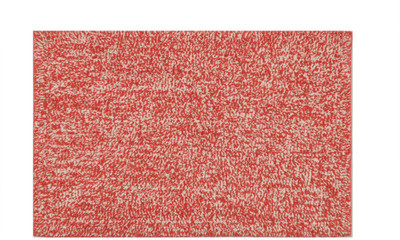Riva Carpets Cotton Bath Mat Cotton Bathmat(Red