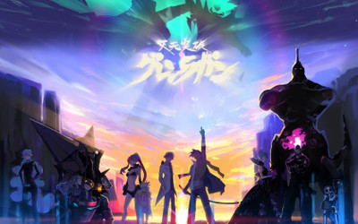 Akhuratha Anime tengen-toppa-gurren-lagann Wall Poster Paper Print(12 inch X 18 inch, Rolled)