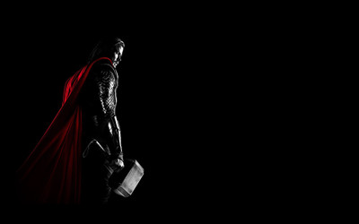 Aabhaas avengers-red- Wall Poster Paper Print(12 inch X 18 inch, Rolled)