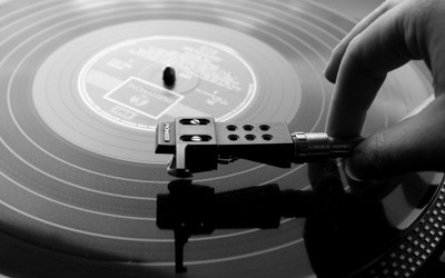 vinyl-music Wall Poster Paper Print(12 inch X 18 inch, Rolled)