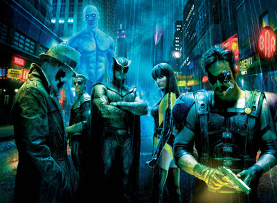 Wall Poster w/watchmen-movie Paper Print(12 inch X 18 inch, Rolled)