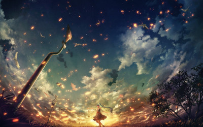 Akhuratha Anime anime-blue-hair-sunset-embers-clouds-vocaloid-hatsune-miku Wall Poster Paper Print(12 inch X 18 inch, Rolled)
Akhuratha Anime anime-blue-hair-sunset-embers-clouds-vocaloid-hatsune-miku Wall Poster Paper Print(12 inch X 18 inch, Rolled)