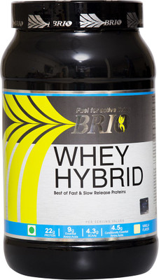 Brio Whey Hybrid Whey Protein(1000 g, Vanilla)
