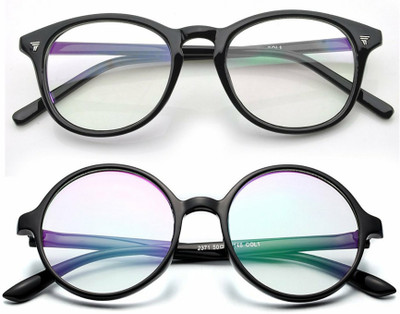 Azmani Round Sunglasses(Clear)