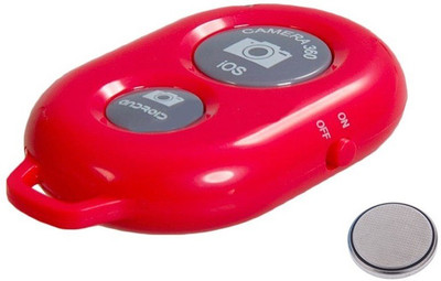 ReTrack Camera Wireless Bluetooth Remote Controler Shutter For Selfie Stick-Tripod-Samrt Phone Tripod Kit(Red, Supports Up to 200 g)
ReTrack Camera Wireless Bluetooth Remote Controler Shutter For Selfie Stick-Tripod-Samrt Phone Tripod Kit(Red, Supports Up to 200 g)