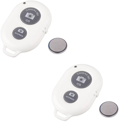 ReTrack SET OF 2PC Camera Wireless Bluetooth Remote Controler Shutter For Selfie Stick-Tripod-Samrt Phone Camera Remote Control(White)
ReTrack SET OF 2PC Camera Wireless Bluetooth Remote Controler Shutter For Selfie Stick-Tripod-Samrt Phone Camera Remote Control(White)