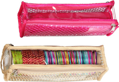 Srajanaa Pink Bangle Organiser / Bangle Box - 1 Rods (Pack of 2) Jewellery Vanity Box(Multicolor)
Srajanaa Pink Bangle Organiser / Bangle Box - 1 Rods (Pack of 2) Jewellery Vanity Box(Multicolor)