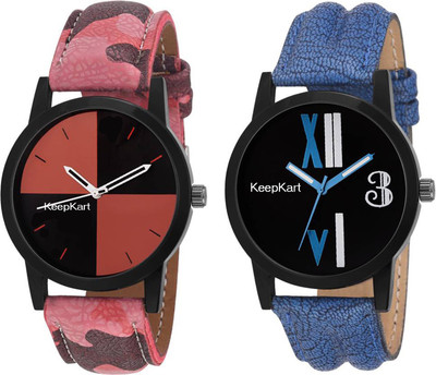 Keepkart Stylish Designer Richlook Couple Watches Combo Watch - For Men & Women