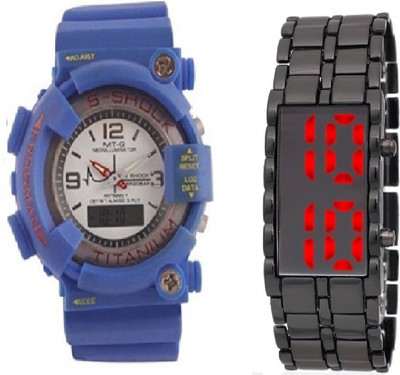 SOOMS BLUE S SHOCK DIGITAL BOYS WATCH WITH LEDSKMEI HEAVY BRACELET WITH RED LIGHT FOR TEENAGERS & UNISEX Watch - For Boys & Girls
SOOMS BLUE S SHOCK DIGITAL BOYS WATCH WITH LEDSKMEI HEAVY BRACELET WITH RED LIGHT FOR TEENAGERS & UNISEX Watch - For Boys & Girls