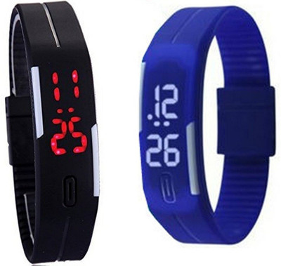 Talgo New Arrival Red Robin Season Special RRLEDBKBU New 2018 Latest Collection for LED Unique Unisex Rubber Set of 2 Black Digital Led Bracelet Band Pink Digital Led Bracelet Band(combo Of 2) RRLEDBKBU Watch - For Boys
Talgo New Arrival Red Robin Season Special RRLEDBKBU New 2018 Latest Collection for LED Unique Unisex Rubber Set of 2 Black Digital Led Bracelet Band Pink Digital Led Bracelet Band(combo Of 2) RRLEDBKBU Watch - For Boys