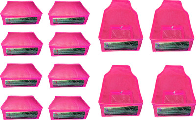 Atorakushon Saree & Blouse cover organiser Combo 8 Saree and 4 Blouse Lahenga cover wardrobe orgniser Wedding Gift Regular Clothes Bag Vanity pouch Set of 12 Pink At8and4 Non woven pnk(Pink)
Atorakushon Saree & Blouse cover organiser Combo 8 Saree and 4 Blouse Lahenga cover wardrobe orgniser Wedding Gift Regular Clothes Bag Vanity pouch Set of 12 Pink At8and4 Non woven pnk(Pink)