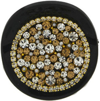 Anuradha Art Jewellery Clutcher Hair Claw(Black)