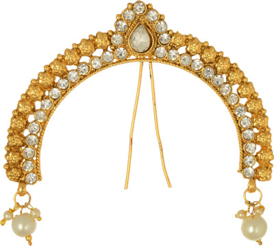 REETI FASHIONS Gold Tone Hair accessory - juda pin Bun Clip(Gold)