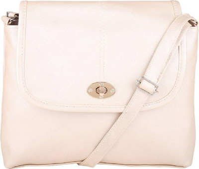 SV Creations Sling Bag(Beige)