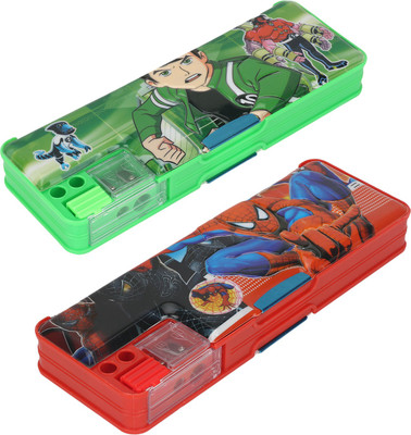 Aarvi Spiderman,Ben10 Character Print Art Plastic Pencil Boxes(Set of 2, Multicolor)
Aarvi Spiderman,Ben10 Character Print Art Plastic Pencil Boxes(Set of 2, Multicolor)