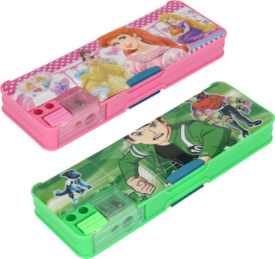 Aarvi Princess,Ben10 Character Print Art Plastic Pencil Boxes(Set of 2, Multicolor)
Aarvi Princess,Ben10 Character Print Art Plastic Pencil Boxes(Set of 2, Multicolor)