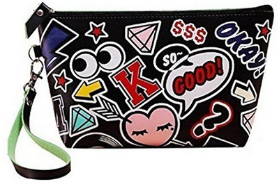 MK Cosmetic Pouch(Black)