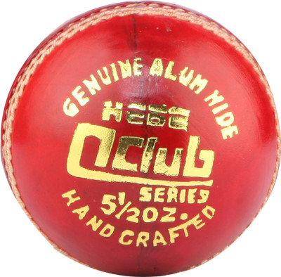 Hebe Cricket Leather Balls Cricket Leather Ball(Pack of 6, Red)