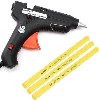Upkaran Black 100 Watt With 3 Yellow Hot Melt Glue Sticks(8 inch/20cm) Standard Temperature Corded Glue Gun(11 mm)
Upkaran Black 100 Watt With 3 Yellow Hot Melt Glue Sticks(8 inch/20cm) Standard Temperature Corded Glue Gun(11 mm)