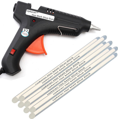 Upkaran Black 100 Watt With 7 Transparent Hot Melt Glue Sticks (10inch/25cm) Standard Temperature Corded Glue Gun(11 mm)
Upkaran Black 100 Watt With 7 Transparent Hot Melt Glue Sticks (10inch/25cm) Standard Temperature Corded Glue Gun(11 mm)