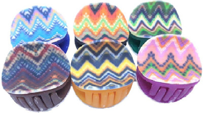M K Designs Hair Clutcher -Printed {Set of 6} Hair Clip, Hair Claw(Purple, Green, Brown, Pink, Orange, Black)
M K Designs Hair Clutcher -Printed {Set of 6} Hair Clip, Hair Claw(Purple, Green, Brown, Pink, Orange, Black)