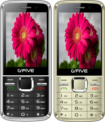 Gfive G9 Combo of Two Mobile(Black, Champagne Gold)