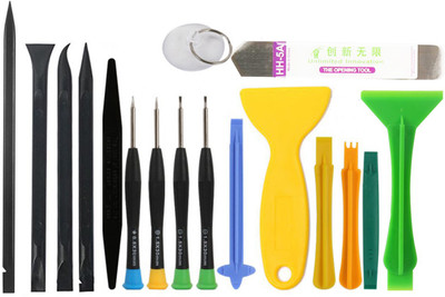 Buyyart 17 in 1Pcs Professional Cell Phone Screwdriver Set Repair Opening Tool Kit for iPhone 6/ 6S/ iPhone 5/ 5S/ 4/ 4S Mobile Phone Hand Tool Kit(17 Tools), Multicolor
Buyyart 17 in 1Pcs Professional Cell Phone Screwdriver Set Repair Opening Tool Kit for iPhone 6/ 6S/ iPhone 5/ 5S/ 4/ 4S Mobile Phone Hand Tool Kit(17 Tools), Multicolor