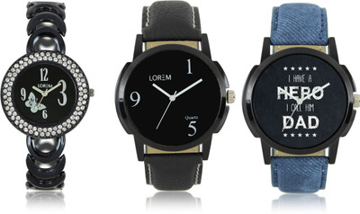 LOREM W06-6-7-201 New Stylish Best Designer Combo Hand Watch - For Men & Women
LOREM W06-6-7-201 New Stylish Best Designer Combo Hand Watch - For Men & Women