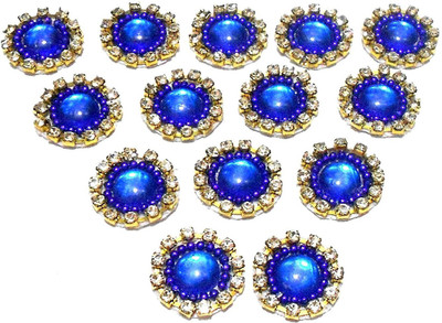 GOELX Patches Colorful Round Shape Handmade Appliques Rhinestone Embellishments For Decoration,Crafts Ideas, Jewelery Making, Easy to Use Pack of 50 - Peacock Blue
GOELX Patches Colorful Round Shape Handmade Appliques Rhinestone Embellishments For Decoration,Crafts Ideas, Jewelery Making, Easy to Use Pack of 50 - Peacock Blue