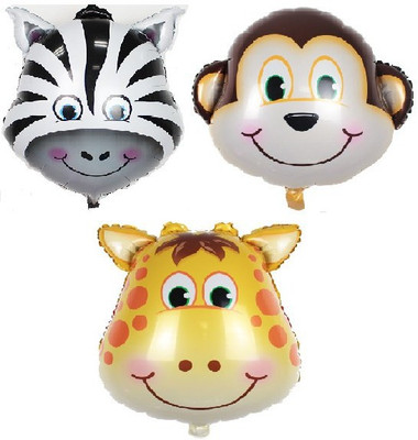 Party Anthem Printed Large Jungle Theme Animal Head Shaped Foil Balloons- Pack of 3 Balloon(Multicolor, Pack of 3)
Party Anthem Printed Large Jungle Theme Animal Head Shaped Foil Balloons- Pack of 3 Balloon(Multicolor, Pack of 3)