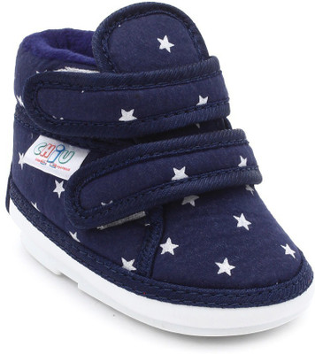 CHiU Boys & Girls Velcro Casual Boots(Blue