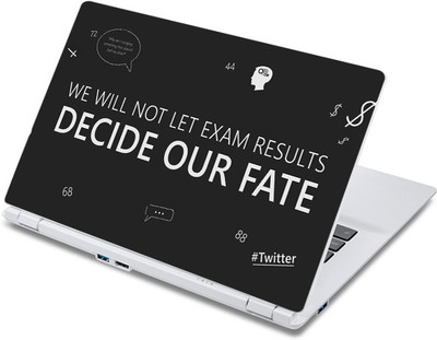 ezyPRNT Exam Results Quote Vinyl Laptop Decal 10
