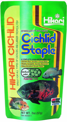 Hikari Cichlid Staple Medium Pellets 57 g Dry Fish Food