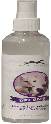Pets empire Pets Empire New Waterless Cat Shampoo | All Natural Dry Shampoo for Cats No Rinse Required- 250 ml (Lavender) Flea and Tick lavender Cat Shampoo(250 ml)
Pets empire Pets Empire New Waterless Cat Shampoo | All Natural Dry Shampoo for Cats No Rinse Required- 250 ml (Lavender) Flea and Tick lavender Cat Shampoo(250 ml)