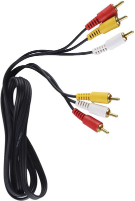FOX MICRO 3rca to 3rca Stereo Audio Video Composite Cable Red White Yellow 30Feet 10 METER-(COLOR MAY VERY ) RCA Audio Video Cable(Compatible with TV,Set top box, Black)
FOX MICRO 3rca to 3rca Stereo Audio Video Composite Cable Red White Yellow 30Feet 10 METER-(COLOR MAY VERY ) RCA Audio Video Cable(Compatible with TV,Set top box, Black)