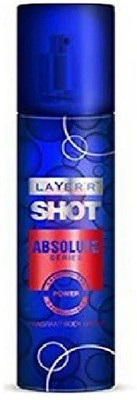 LAYER'R SHOT Absolute Body Spray - For Men(135 Ml)