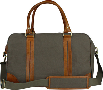 Zobello 17 inch/43 cm Genuine Leather/Dyed Canvas Duffle Bag Travel Duffel Bag(Green)
Zobello 17 inch/43 cm Genuine Leather/Dyed Canvas Duffle Bag Travel Duffel Bag(Green)