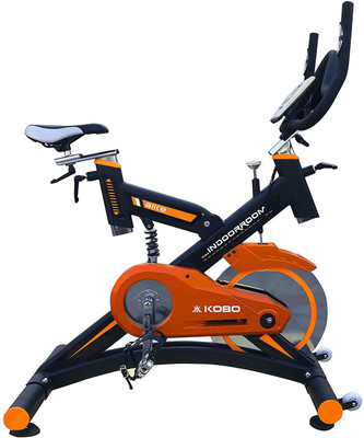 Kobo Exercise Spin Bike with Shocker System and 18 Kg Fly Wheel Spinner Exercise Bike Exercise Bike(Black, Orange)
Kobo Exercise Spin Bike with Shocker System and 18 Kg Fly Wheel Spinner Exercise Bike Exercise Bike(Black, Orange)