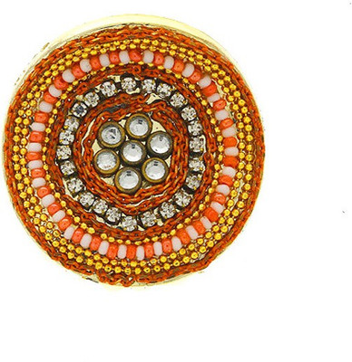Anuradha Art Jewellery Clutcher Hair Claw(Orange)