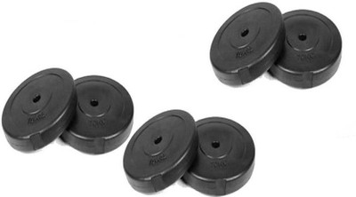 Monika Sports 6 plates of 1 kg each Gym & Fitness Kit