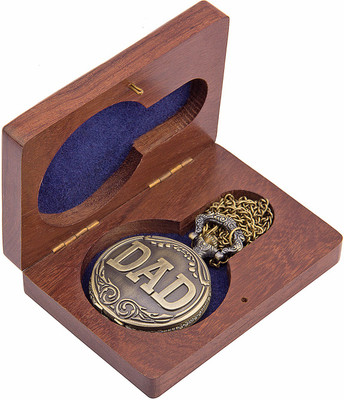 Kartique Full Hunter DAD word Embossing Roman Number Dial Gold Pleated Stainless Steel Pocket Watch Chain
Kartique Full Hunter DAD word Embossing Roman Number Dial Gold Pleated Stainless Steel Pocket Watch Chain