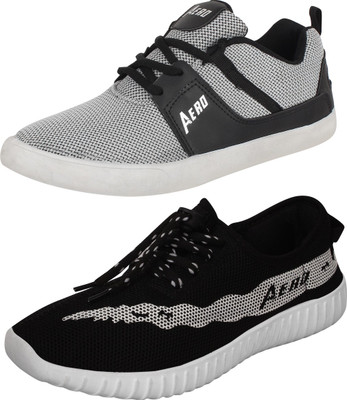 Aero 02 Pair Combo Canvas Sneakers For Men(Black, Grey, Black, Black::lgrey::black
Aero 02 Pair Combo Canvas Sneakers For Men(Black, Grey, Black, Black::lgrey::black