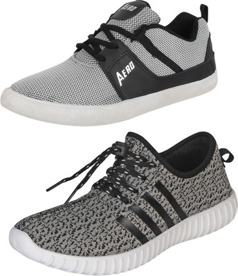 Aero 02 Pair Combo Canvas Walking Shoes For Men(Grey, Grey, Black, Dgrey::lgrey::black
Aero 02 Pair Combo Canvas Walking Shoes For Men(Grey, Grey, Black, Dgrey::lgrey::black
