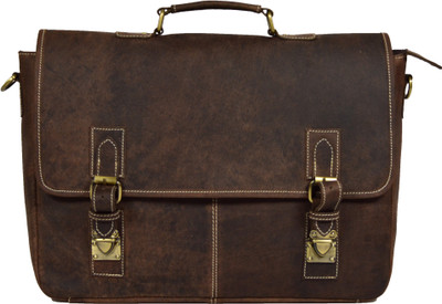 ALBORZ 15.6 inch Laptop Messenger Bag(Brown)