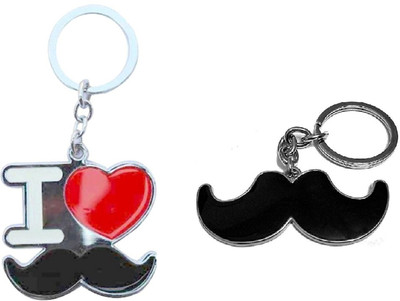 Madhuraj Combo Set of I love Mustache and Bajirao Style Mustache Key Chain(Multicolor)
Madhuraj Combo Set of I love Mustache and Bajirao Style Mustache Key Chain(Multicolor)