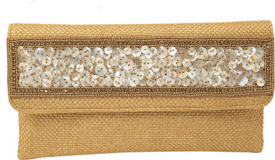Sunbeams Party Gold Clutch