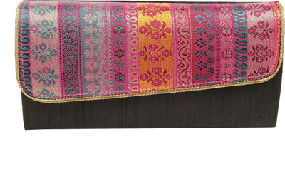 Sunbeams Party Black Clutch