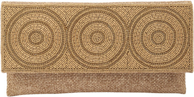 Balee Fashions Party Gold Clutch